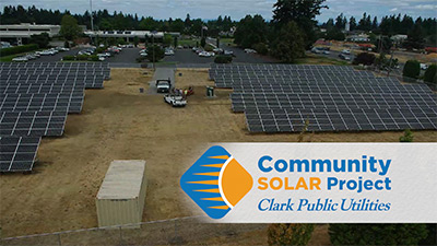 Clark Public Utilities Solar Panel Install