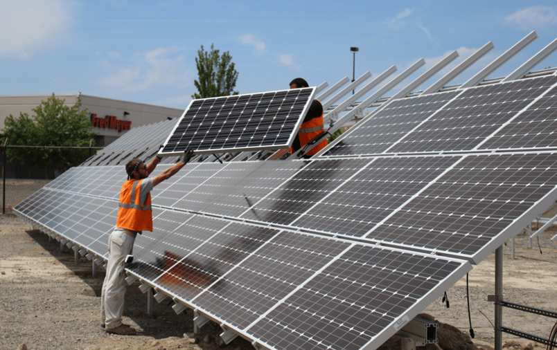 Benton Solar Panel Install